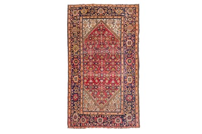 Lot 434 - AN ANTIQUE KARABAGH LARGE RUG, SOUTH CAUCASUS