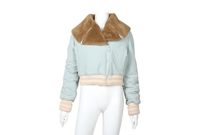 Lot 165 - Chanel Sport Blue Padded Ski Jacket - Size 38