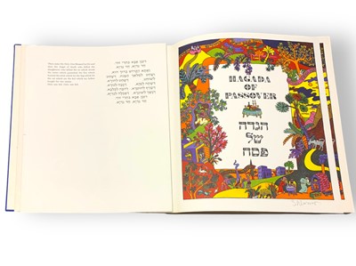 Lot 18 - Judaica. Hagadah of Passover, Illustrated by Shlomo Katz, 1978