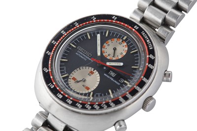 Lot 409 - SEIKO 'UFO' CHRONOGRAPH BRACELET WATCH