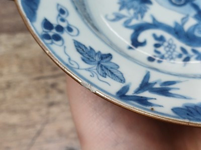 Lot 421 - THREE CHINESE BLUE AND WHITE PIECES