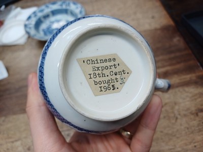Lot 421 - THREE CHINESE BLUE AND WHITE PIECES