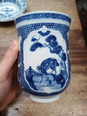 Lot 421 - THREE CHINESE BLUE AND WHITE PIECES