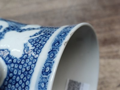 Lot 421 - THREE CHINESE BLUE AND WHITE PIECES