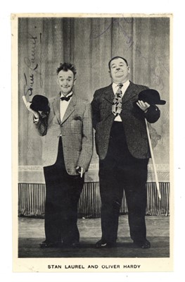 Lot 217 - Laurel (Stan) & Oliver Hardy