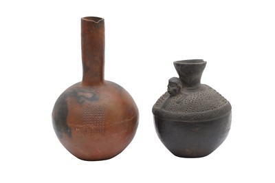 Lot 203 - TWO SOUTH AMERICAN POTTERY VESSELS