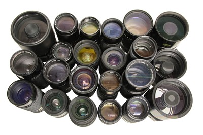 Lot 351 - Sigma 600mm f8 Macro Lens & Other Lenses.