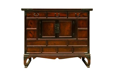 Lot 764 - A KOREAN ELM CABINET