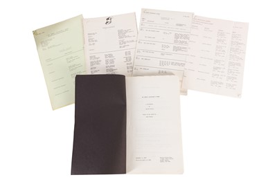Lot 115 - Cinema Interest.- Movie Script