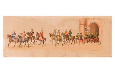 Lot 305 - HISTORICAL COSTUME PROCESSION IN GRONINGEN, 1879