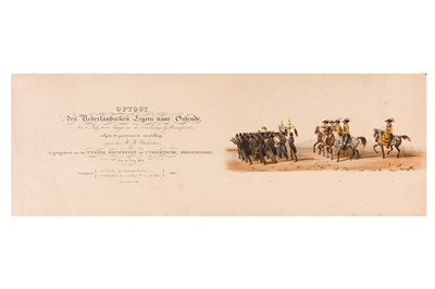 Lot 307 - HISTORICAL PROCESSION FOR THE 2ND CENTENARY OF THE UTRECHT UNIVERSITY, 1836