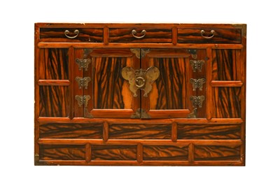 Lot 765 - A KOREAN WOOD CHEST