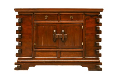 Lot 767 - A KOREAN WOOD CABINET