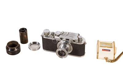 Lot 120 - An Upgraded Leica II Rangefinder Camera
