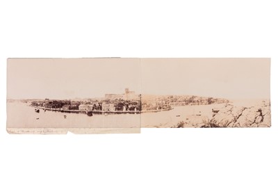Lot 301 - PANORAMA OF MARSTRAND ISLAND, c. 1880