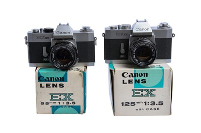 Lot 96 - Two Canon EX Outfits.