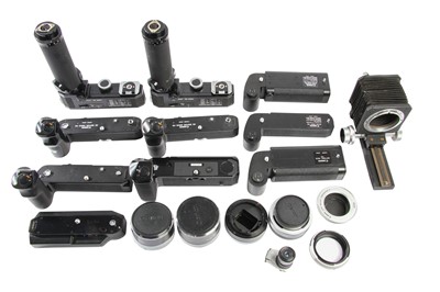 Lot 197 - Canon Power Winders & Accessories.
