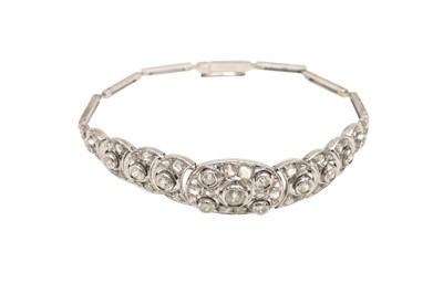 Lot 10A - A DIAMOND SET BRACELET