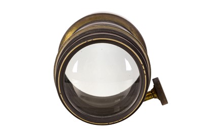 Lot 8 - A J.H Dallmeyer 2A Patent Waterhouse Stop Brass Portrait Lens