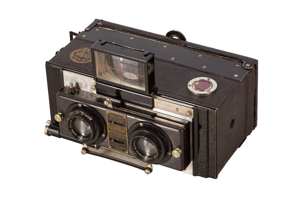 Lot 28 - A Jeanneret & Co. Le Monobloc Stereoscopic/Panoramic Camera
