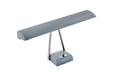 Lot 36 - A MACHINE AGE TANKER FLUORESCENT DESK LAMP