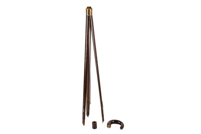 Lot 4 - A Newman & Guardia Walking Stick Tripod Stand