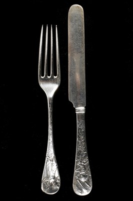 Lot 240 - A Fine Antique Sterling Silver child's...