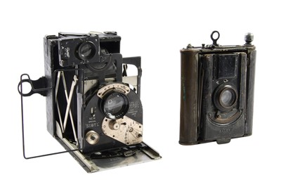Lot 448 - Newman & Guardia New Special Sibyl & Salex Strut Folding Camera.