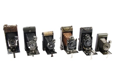 Lot 433 - Ensign Carbine Tropen & Other Folding Cameras.