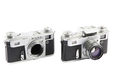 Lot 479 - Two Kiev Rangefinder Cameras.