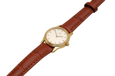 Lot 93 - OMEGA | A 9CT WRISTWATCH