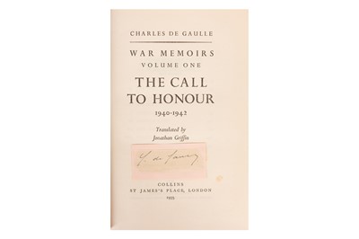 Lot 28 - De Gaulle (Charles)