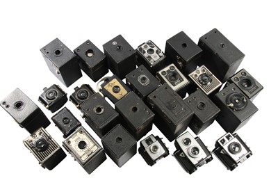 Lot 41 - A Large Selection of Box Cameras.