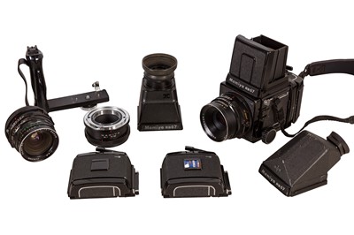 Lot 217 - A Mamiya RB67 Professional Medium Format SLR Camera Outfit
