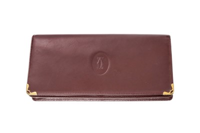 Lot 45 - Cartier Burgundy Signature Long Wallet