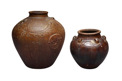 Lot 314 - TWO CHINESE CERAMIC JARS