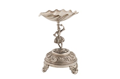 Lot 250 - A mid – 19th century Spanish silver sweet meat dish, Cordoba circa 1849 by Antonio Castejon