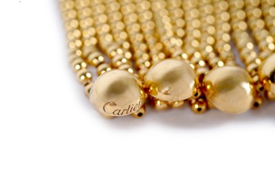 Lot 202 - CARTIER: 'DRAPERIE' NECKLACE, CIRCA 1999