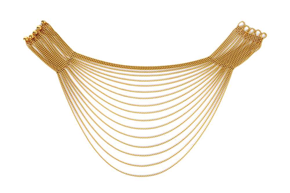 202 - CARTIER: 'DRAPERIE' NECKLACE, CIRCA 1999