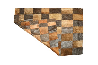 Lot 84 - Fendi Brown Faux Patchwork Throw