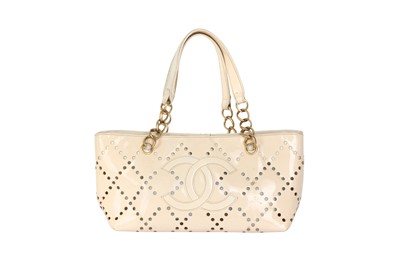 Lot 159 - Chanel Beige CC Perforated Tote Bag