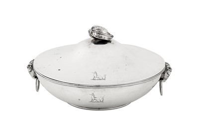 Lot 441 - A George III sterling silver entrée dish, London 1796 by John Wakelin and Robert Garrard (reg. 20th Oct 1792)