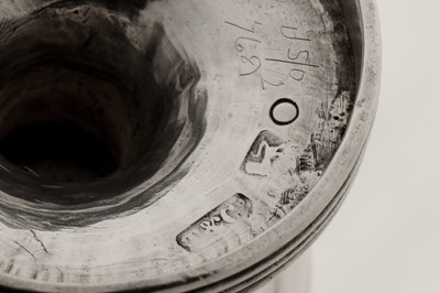 Lot 76 - An early 19th century Indian colonial silver salt caster, Calcutta circa 1830 by Twentyman and Co (active 1818-20, then 1824-53)