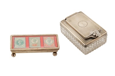 Lot 180 - A George IV sterling silver travelling inkwell, London 1828 by Archibald Douglas