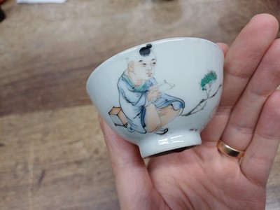 Lot 457 - A GROUP OF CHINESE WINE CUPS