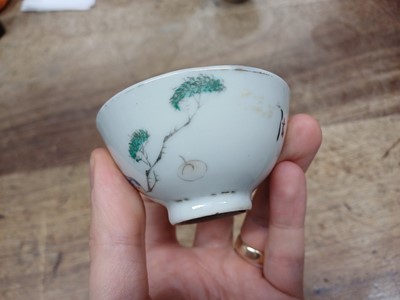 Lot 457 - A GROUP OF CHINESE WINE CUPS