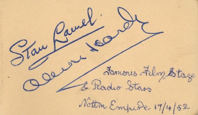 Lot 177 - Laurel (Stan) & Oliver Hardy