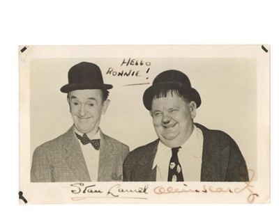 Lot 218 - Laurel (Stan) & Oliver Hardy