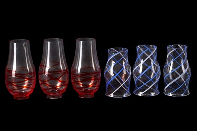 Lot 268 - A GROUP OF THREE CARLO MORETTI GLASS SHADES