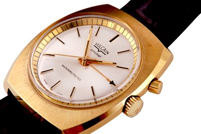 Lot 379 - VULCAIN CRICKET ALARM WRISTWATCH - GENTS
